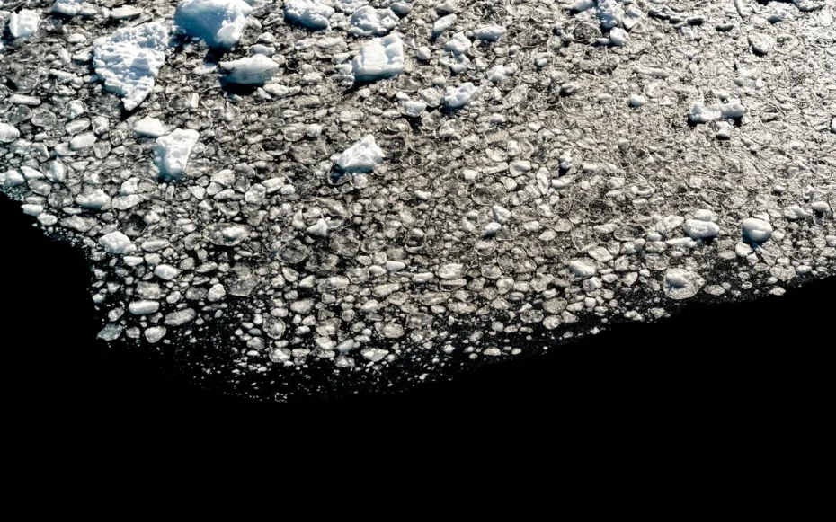 anomalia térmica sob o polo sul de Marte