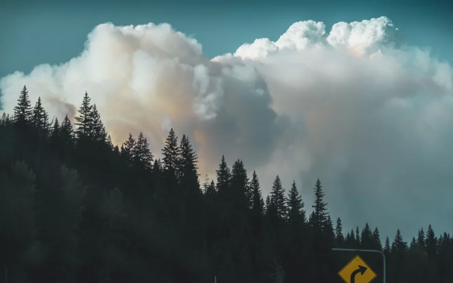 Fumaça incêndios ameaça gestantes