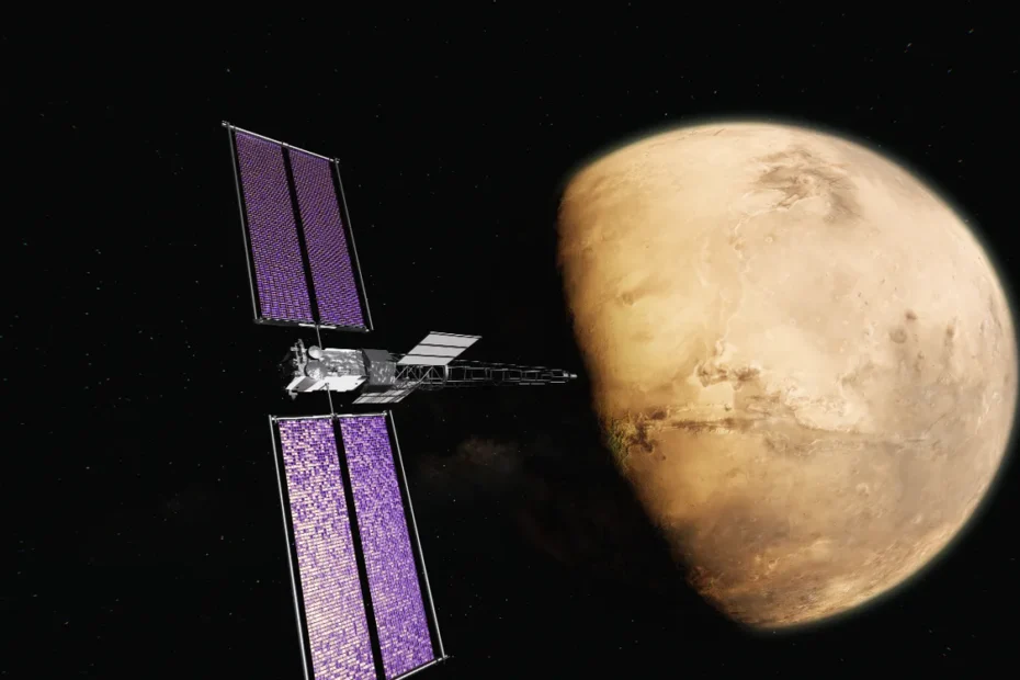 NASA Space Reactor-1 Freedom espaçonave de propulsão nuclear elétrica para Marte