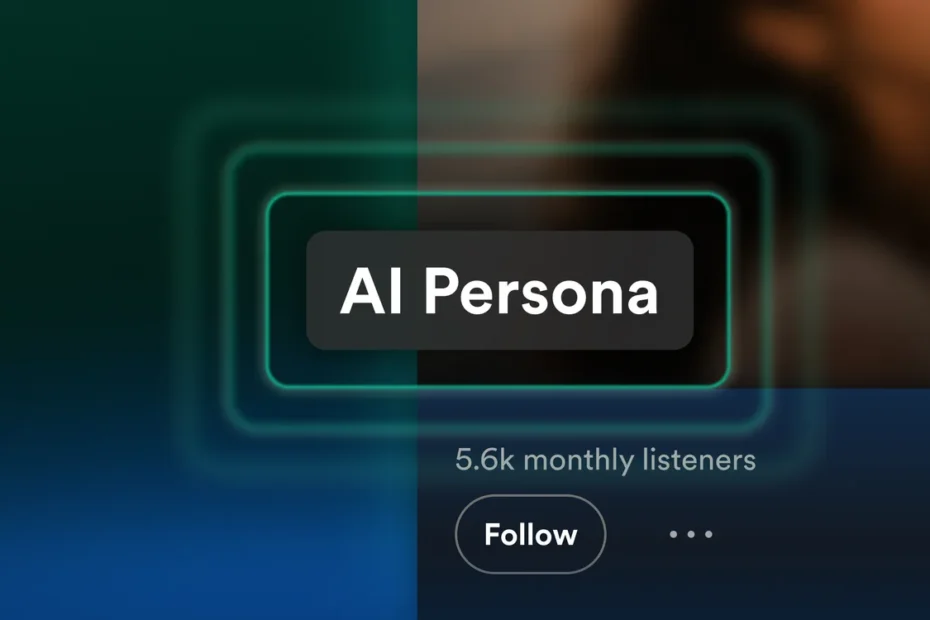 Spotify rotular perfis AI Persona